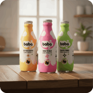 baba flavoured milk